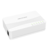 Switch de sobremesa Hikvision ( NO POE )

    Para interconexión de equipos IP a la red

    5 puertos de red RJ45

    Velocidad 10 / 100 / 1000 Mbps

    Plug and Play y bajo consumo

    Medidas: 92 x 65.8 x 22.8