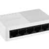 Switch de sobremesa Hikvision ( NO POE )

    Para interconexión de equipos IP a la red

    5 puertos de red RJ45

    Velocidad 10 / 100 / 1000 Mbps

    Plug and Play y bajo consumo

    Medidas: 92 x 65.8 x 22.8